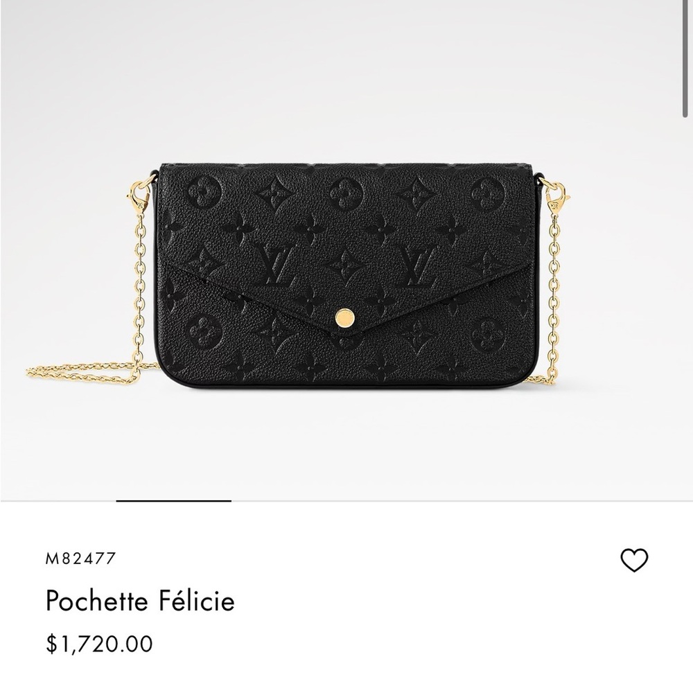 Louis Vuitton Pochette Félicie, black